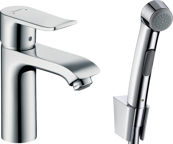 Комплект для раковины Hansgrohe Metris 31285000, с гигиеническим душем