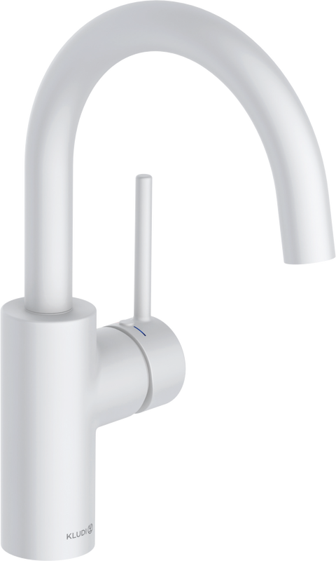 Смеситель для раковины Kludi Bozz 380285376, белый матовый