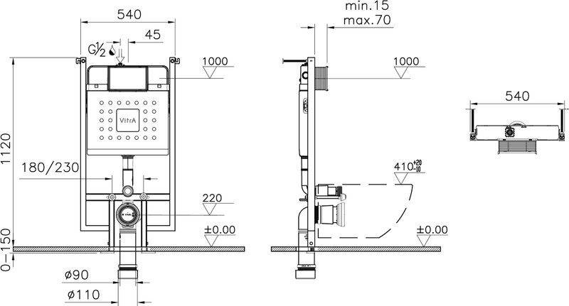 Комплект VitrA 738-5800-01