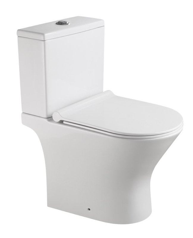 Унитаз-компакт напольный Stella Polar Ронда KN2224000 белый