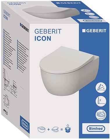 Унитаз подвесной Geberit iCon 500.784.01.1