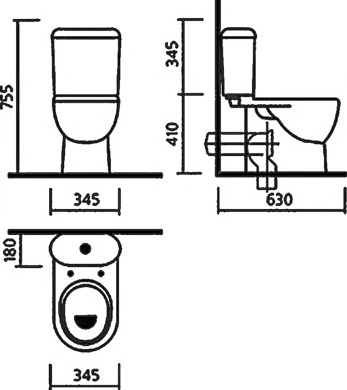 Унитаз-компакт напольный Sanita luxe Art luxe WC.CC/Art/2-DM/WHT.G/S1
