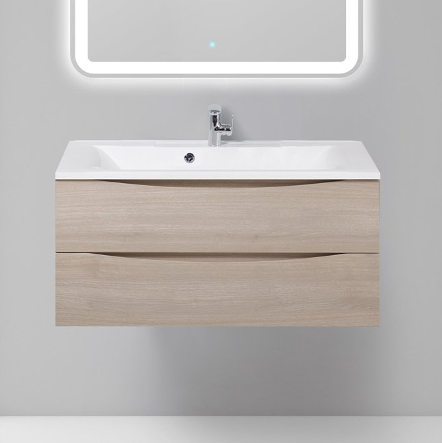 Тумба под раковину без столешницы BelBagno Marino 100 rovere grigio