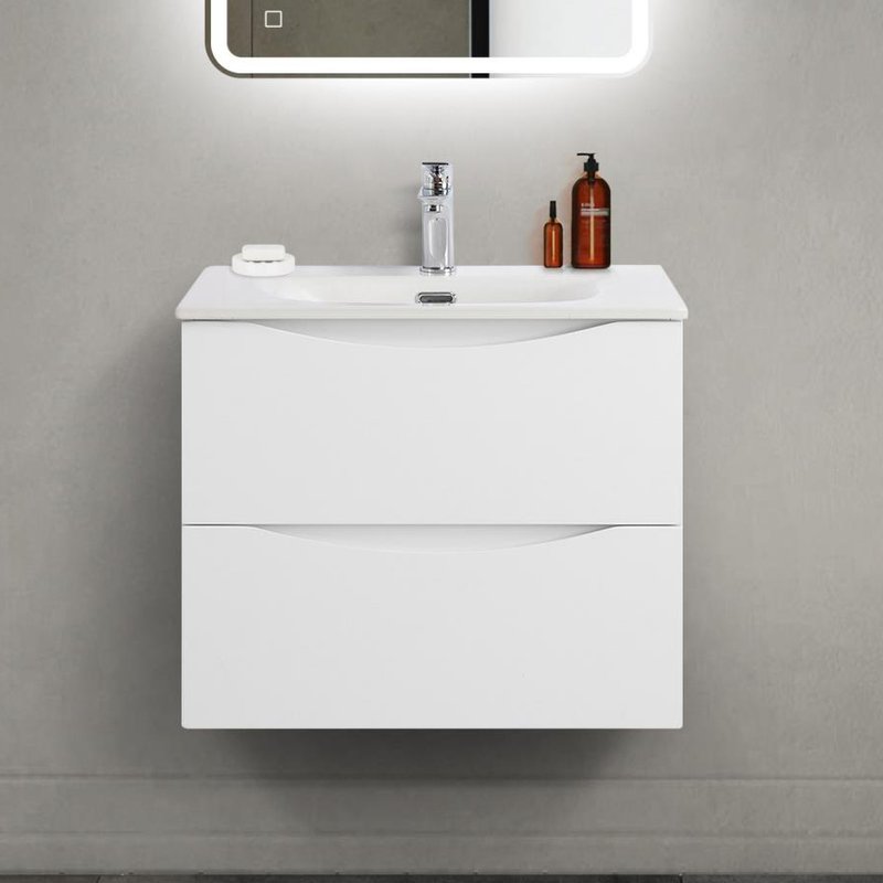 Тумба под раковину без столешницы BelBagno Marino-cer-mini 60 подвесная, bianco opaco