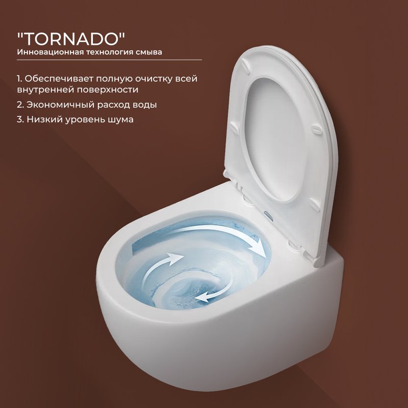 Унитаз подвесной Ceramicanova UP Rimless CN4007