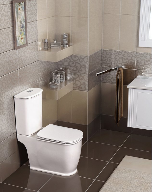 Унитаз-компакт напольный BelBagno Prado BB10150CP