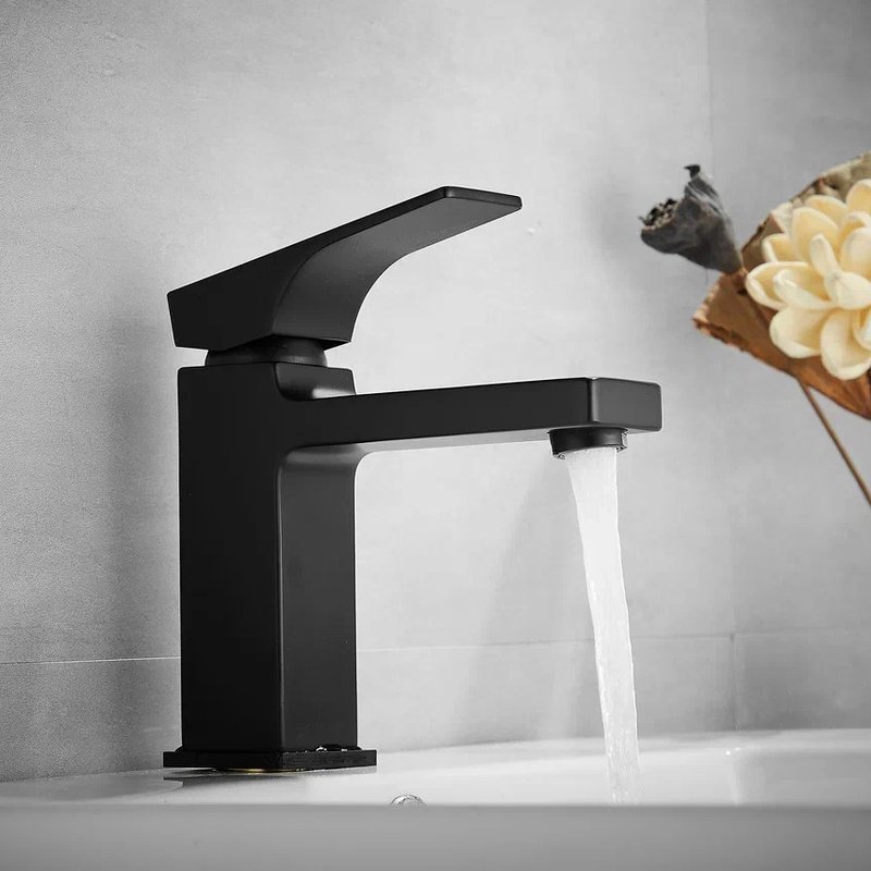 Смеситель для раковины Rose R10H R1001H-1, черный