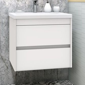 Тумба под раковину без столешницы Art&Max Family 60, подвесная, Bianco Lucido