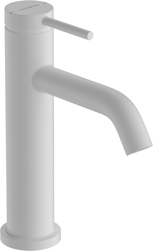 Смеситель для раковины Hansgrohe Tecturis S 110 73310700, матовый белый