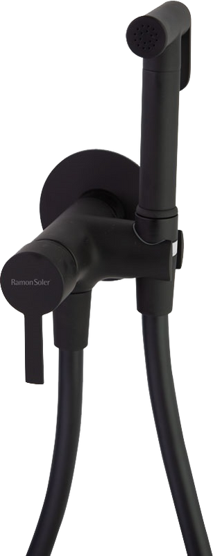 Гигиенический душ Ramonsoler Drako 336801WCNM, со смесителем, С ВНУТРЕННЕЙ ЧАСТЬЮ, черный