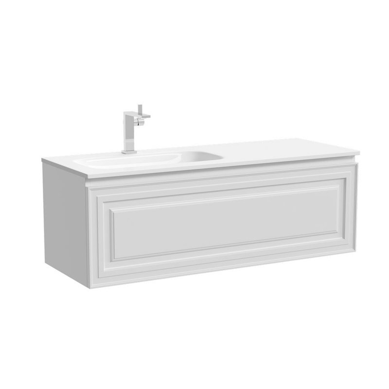 Тумба для ванной подвесная Sancos Very левая 1195х445х406, VR120LW