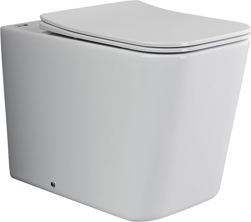 Унитаз приставной напольный Ceramicanova Cubic Rimless CN1809