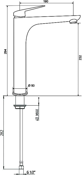 Смеситель для раковины Paini Laguna LACR205LL, хром