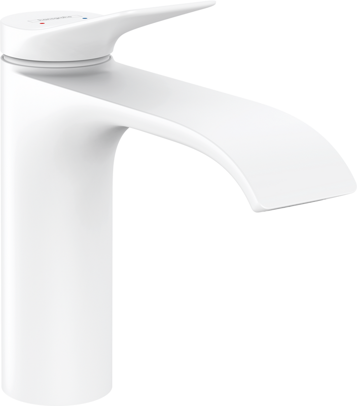 Смеситель для раковины Hansgrohe Vivenis 110 75022700, матовый белый
