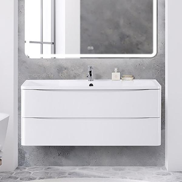 Тумба под раковину без столешницы BelBagno Acqua 120 подвесная, bianco lucido
