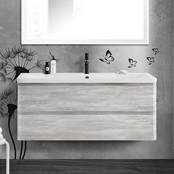Тумба под раковину без столешницы BelBagno Albano 120 подвесная, rovere vintage bianco