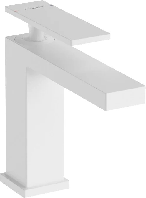 Смеситель для раковины Hansgrohe Tecturis E 110 73010700, матовый белый