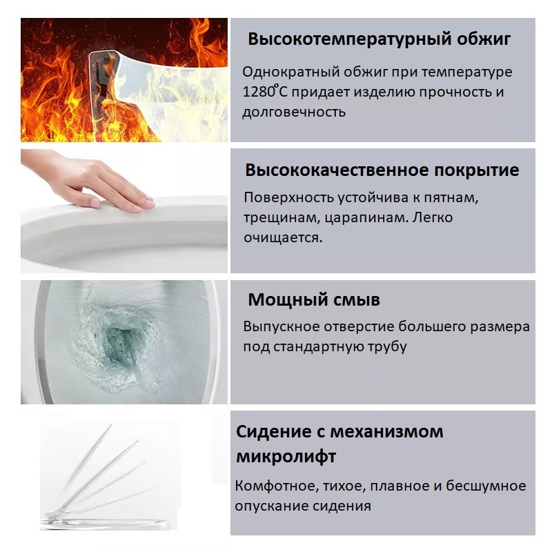 Унитаз-компакт напольный Ceruttispa Ortler CT9867
