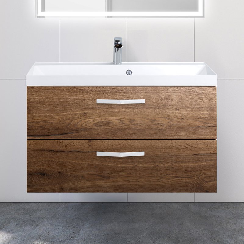 Тумба под раковину без столешницы BelBagno Aurora 90 rovere tabacco