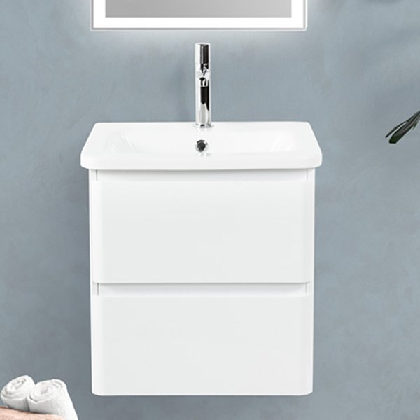 Тумба под раковину без столешницы BelBagno Albano-Cer 50 подвесная, bianco lucido
