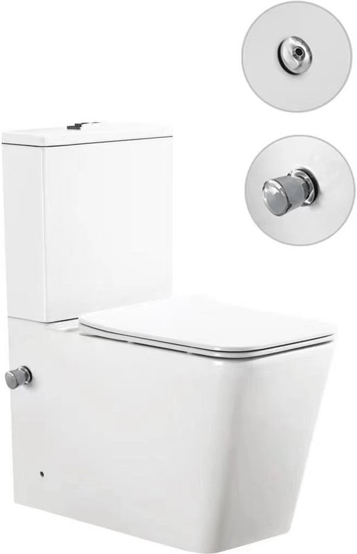 Унитаз-компакт напольный SantiLine SL-5017SM-BD