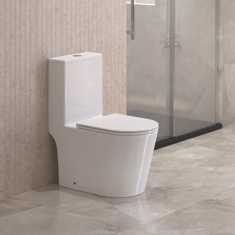 Унитаз-моноблок напольный BelBagno Tre BB673CP-MN-TOR/SC