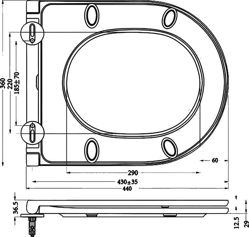 Крышка-сиденье BelBagno BB870SC, с микролифтом
