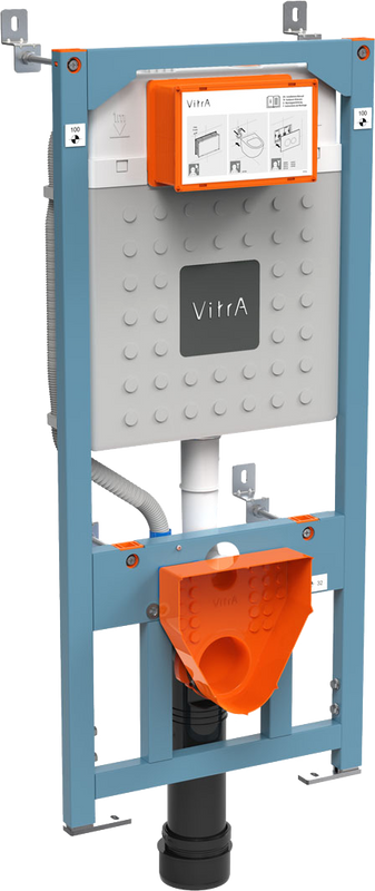 Инсталляция для унитаза VitrA V12 762-5800-01 крепление к полу и стене