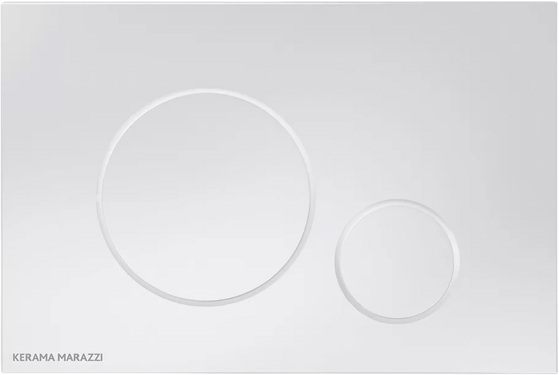 Кнопка смыва для унитаза KERAMA MARAZZI FPR.A.WHT пластик, цвет белый глянец