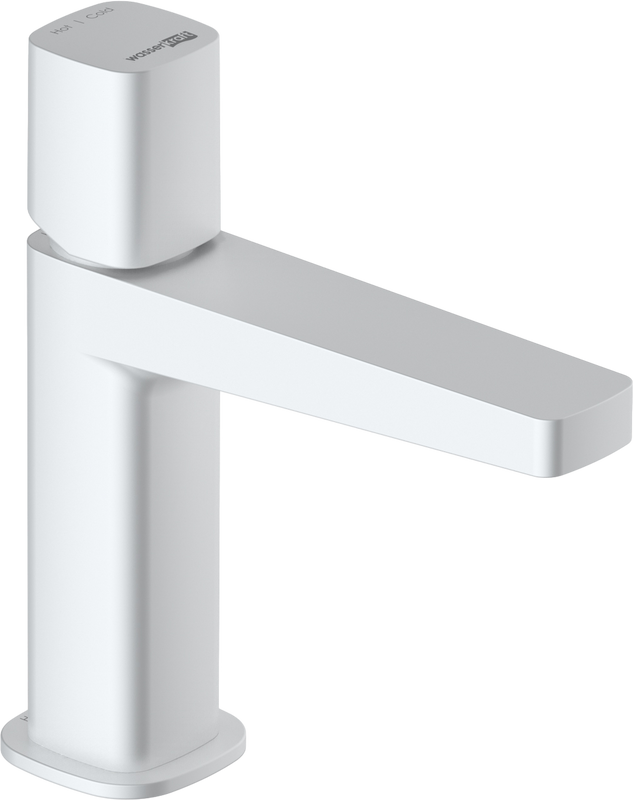 Смеситель для раковины Wasserkraft Saale 9503, белый soft-touch