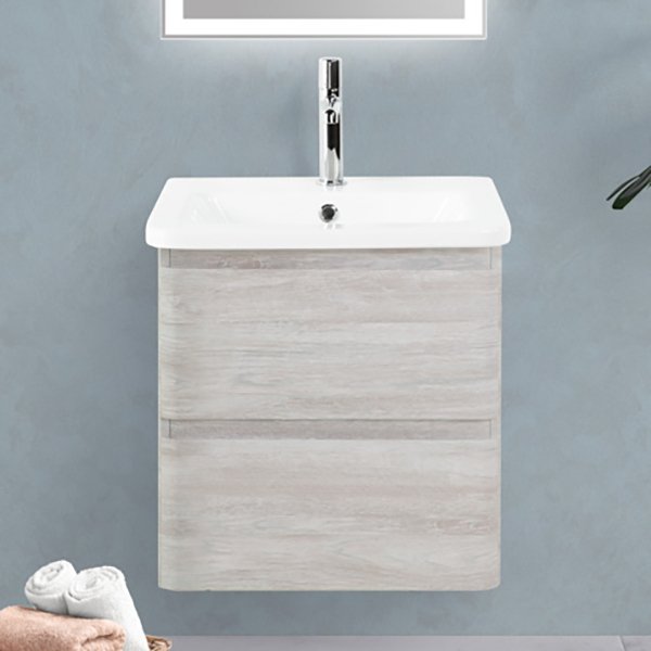 Тумба под раковину без столешницы BelBagno Albano-Cer 50 подвесная, rovere vintage bianco