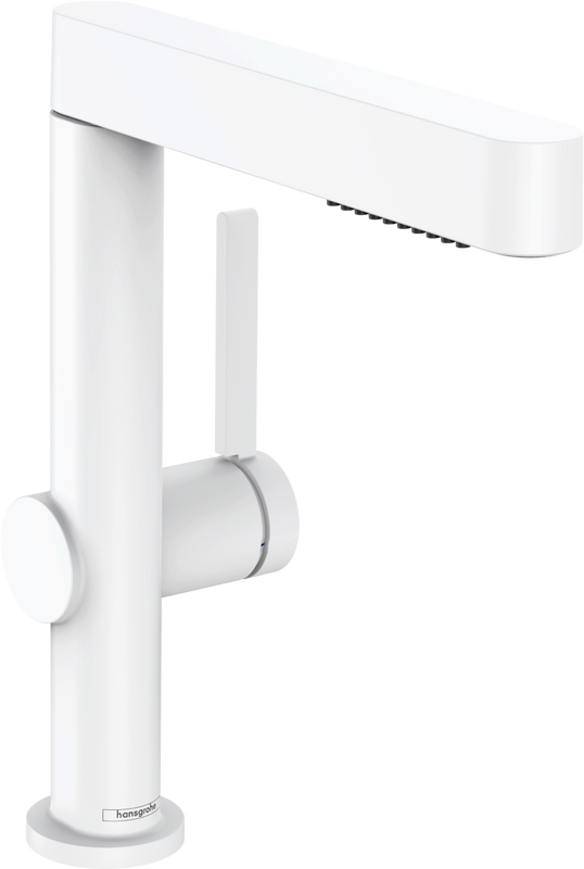 Смеситель для раковины Hansgrohe Finoris 230 76063700, матовый белый