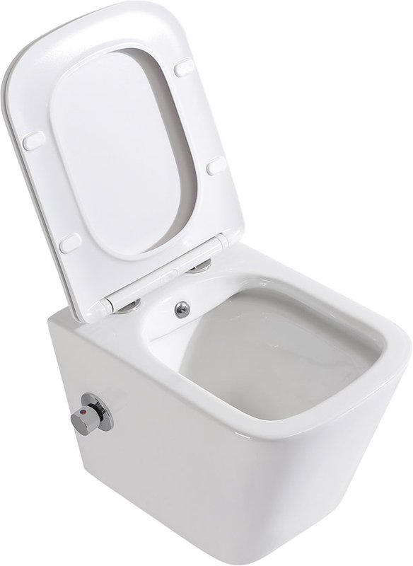 Унитаз подвесной BelBagno Due BB3103CHR-BS/SC