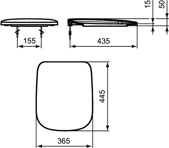 Крышка-сиденье Ideal Standard Esedra T318101 с микролифтом