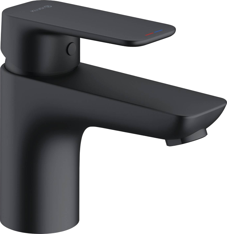 Смеситель для раковины Kludi Pure&Style 400283975, черный матовый