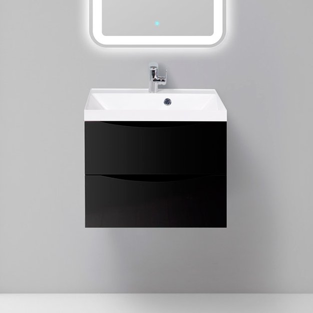 Тумба под раковину без столешницы BelBagno Marino 60 nero lucido