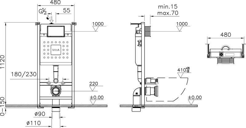Комплект VitrA 732-5800-01PV