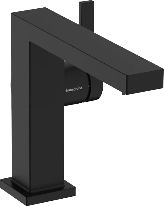 Смеситель для раковины Hansgrohe Tecturis E 110 Fine 73020670, матовый черный