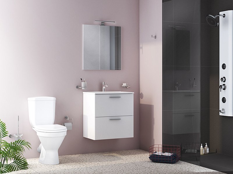 Унитаз-компакт напольный Norm Blanc 9837B099-7201