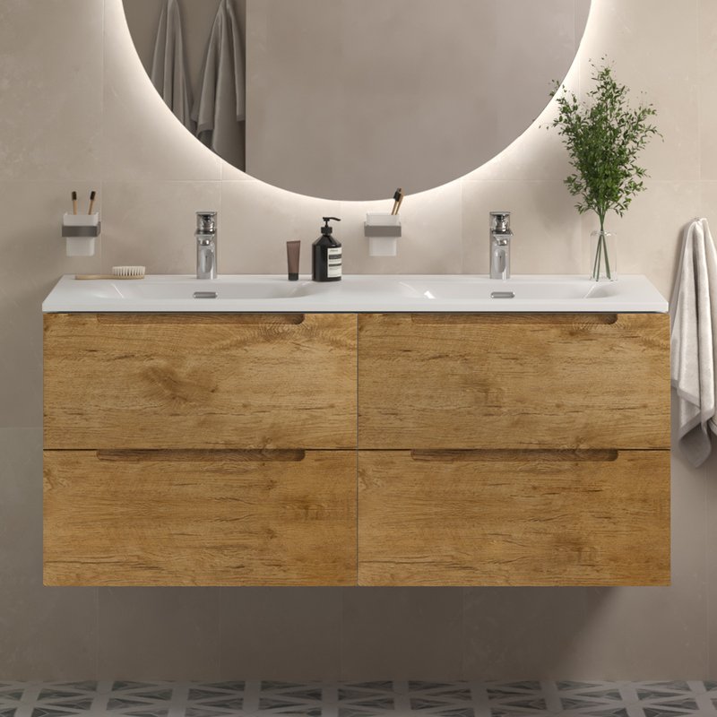 Тумба под раковину без столешницы BelBagno Etna 120 для двоих, rovere nature