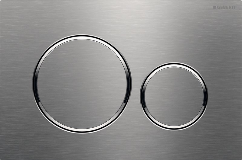 Кнопка смыва для унитаза Geberit Sigma 20 115.882.SN.1 нержавеющая сталь, цвет сталь