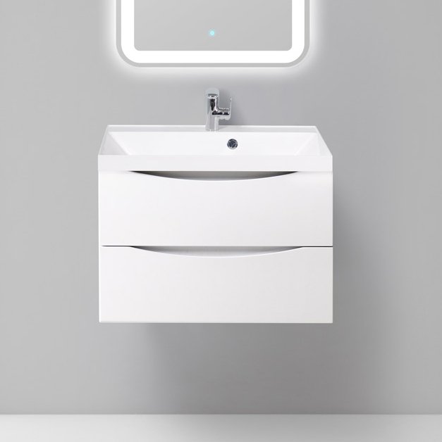 Тумба под раковину без столешницы BelBagno Marino 70 bianco lucido