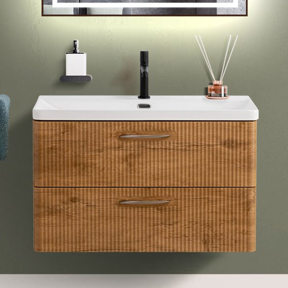 Тумба под раковину без столешницы BelBagno Due 80 rovere nature