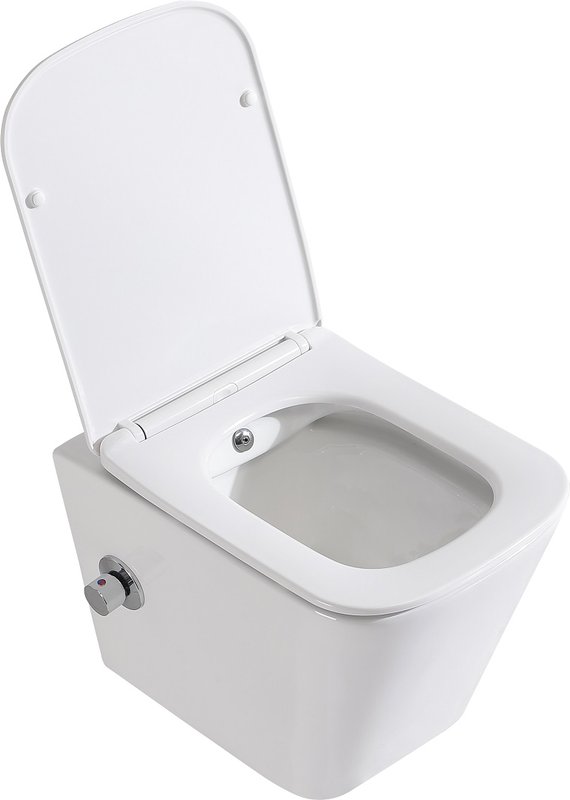 Унитаз подвесной BelBagno Due BB3103CHR-BS/SC