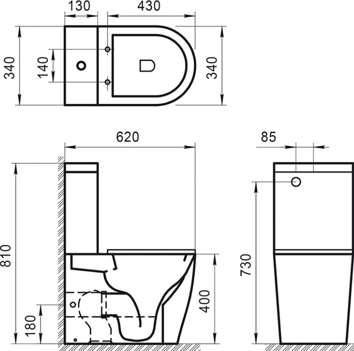 Унитаз-компакт напольный BelBagno Sfera-tr BB2128CPR