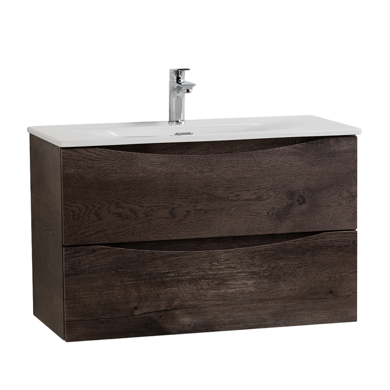 Тумба под раковину без столешницы BelBagno Marino-cer-mini 70 подвесная, rovere nature grigio