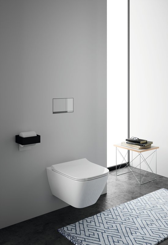 Унитаз подвесной Geberit Smyle Square 500.685.01.1