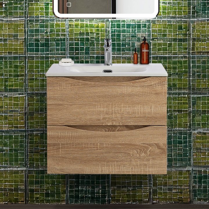 Тумба под раковину без столешницы BelBagno Marino-cer-n 60 подвесная, rovere bianco