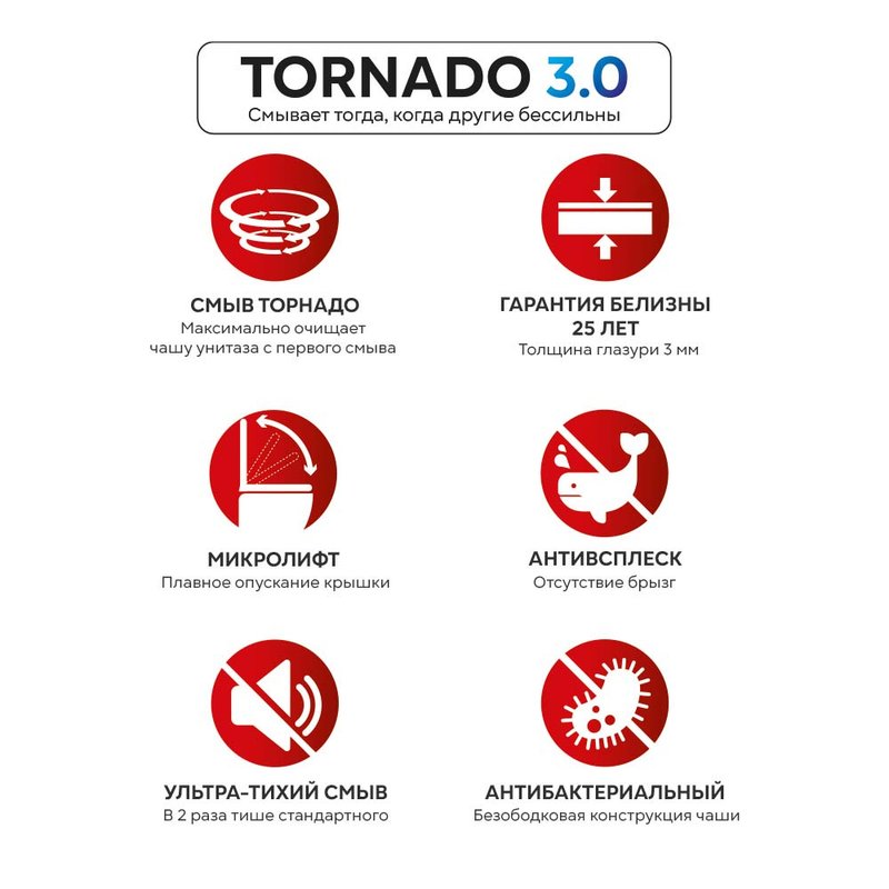 Унитаз-компакт напольный Tokito Tatsumaki KUMA глянцевый белый