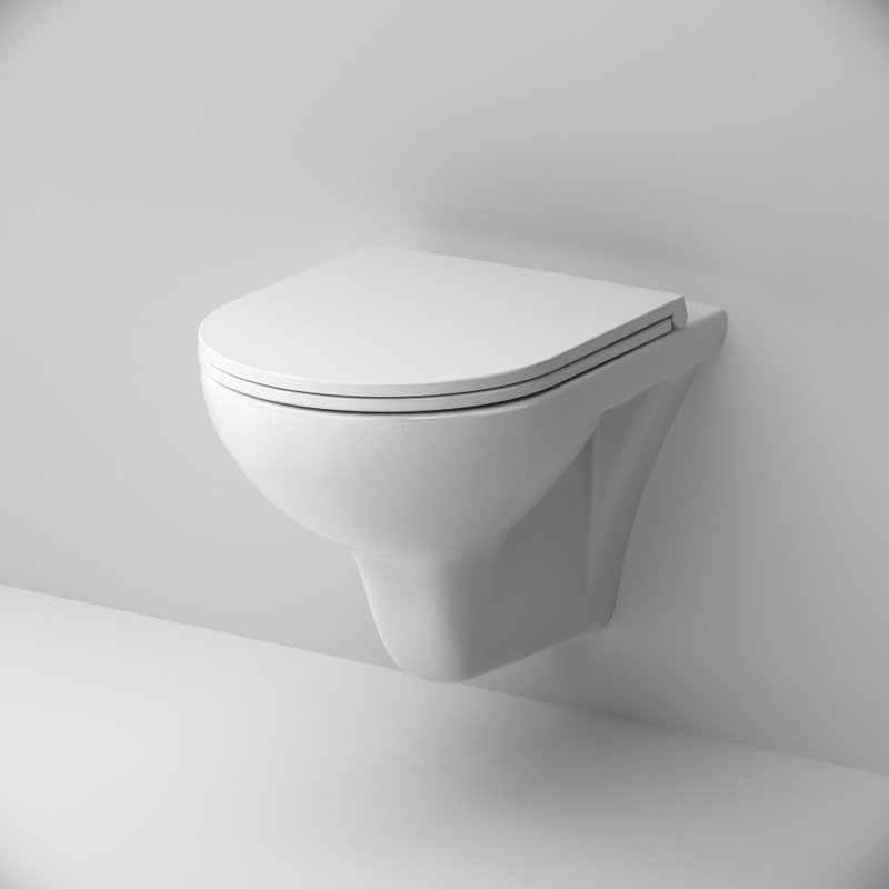 Унитаз подвесной AM.PM Gem C901700SC, безободковый